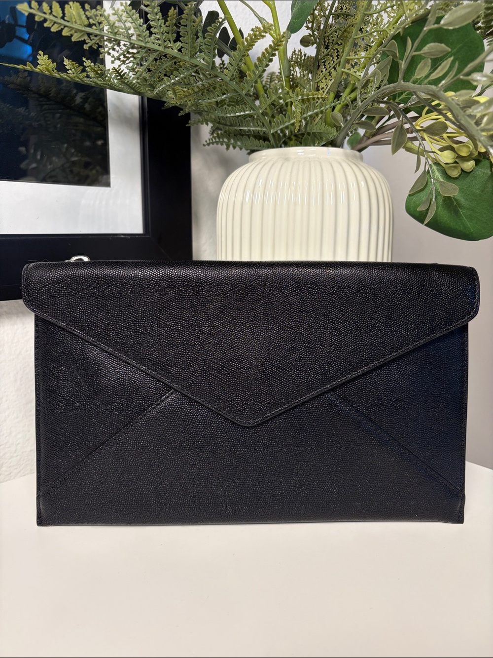 Rebecca Minkoff Leo Leather Envelope Clutch